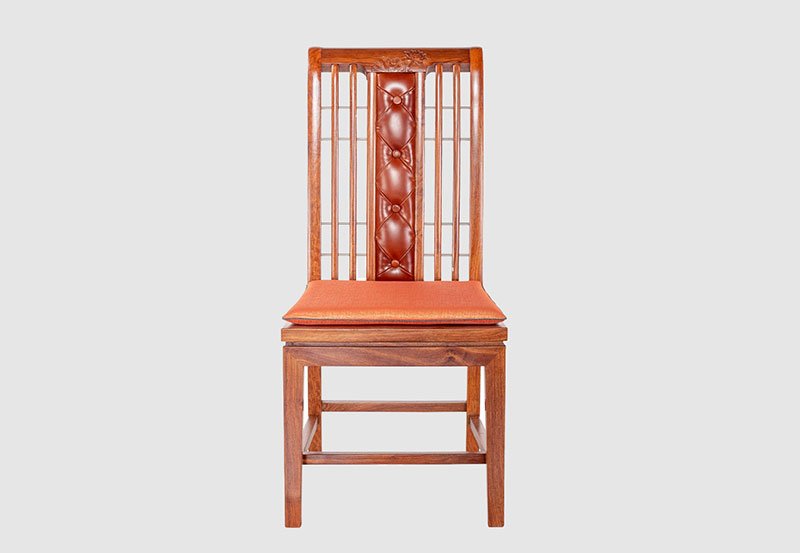 长宁芙蓉榭中式实木餐椅效果图